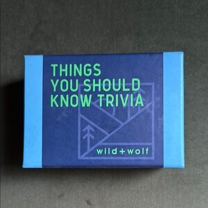 Wild + Wolf Trivia Game